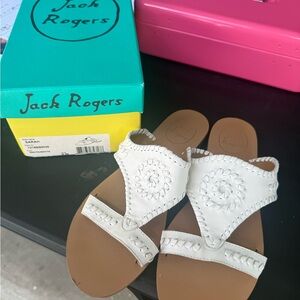 Jack Rogers Women's Cream Sandals